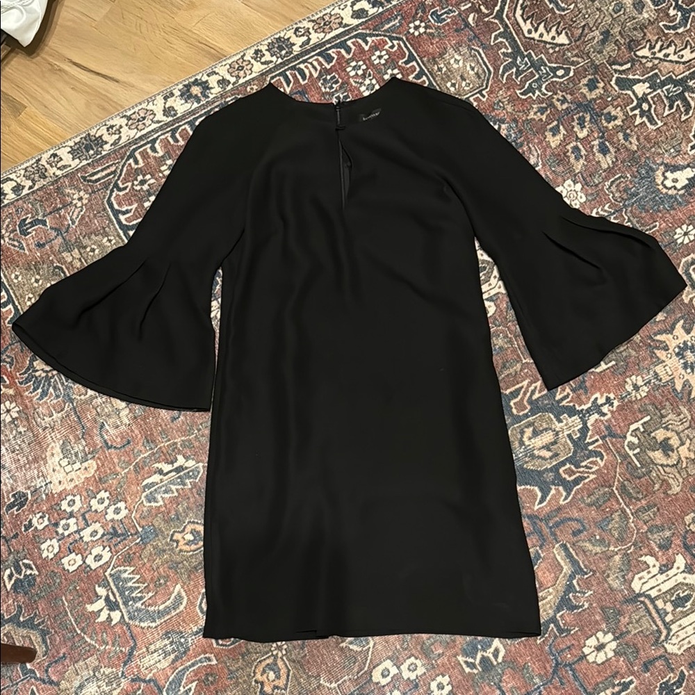 Banana Republic Black Bell Sleeve Dress